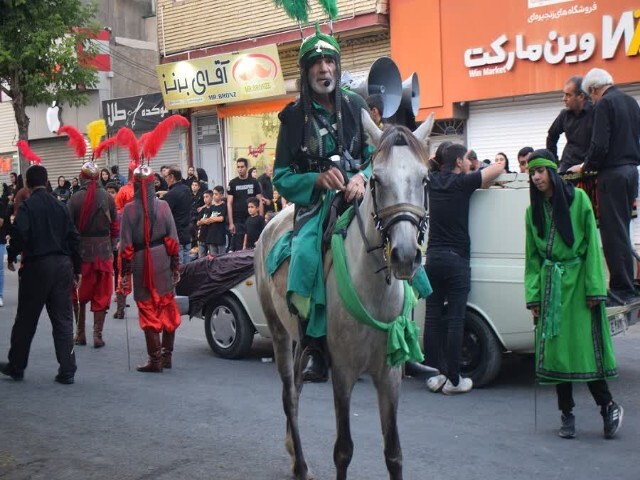 برگزاری آئین تعزیهخوانی در بیجار