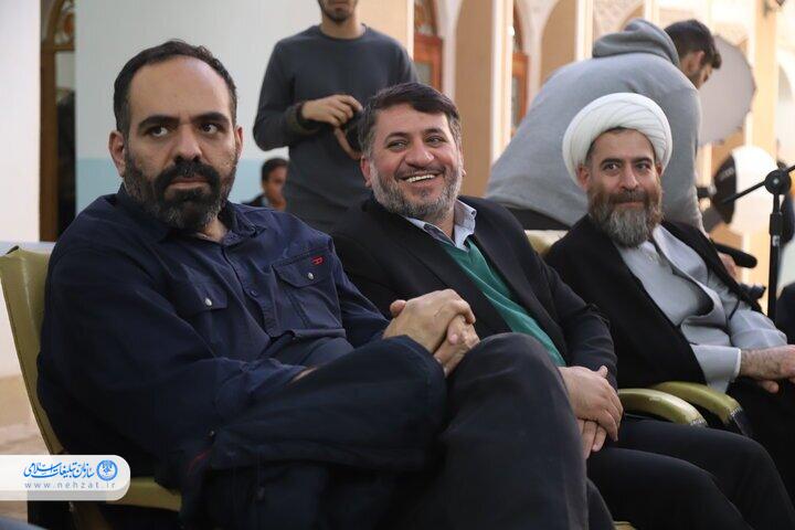 بازدید مدیر شبکه دو و استاندار یزد از پشت صحنه سریال بازدید مدیر شبکه دو و استاندار یزد از پشت صحنه سریال