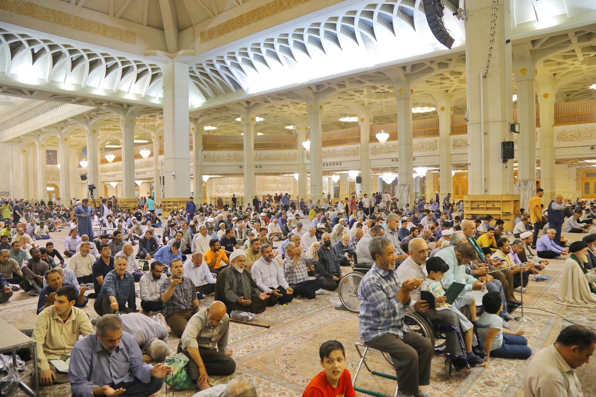 چهلمین روز شهادت آیت‌الله سلیمانی در قم