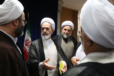 دیدار مدیران تبلیغات اسلامی قم با آیت‌الله اعرافی