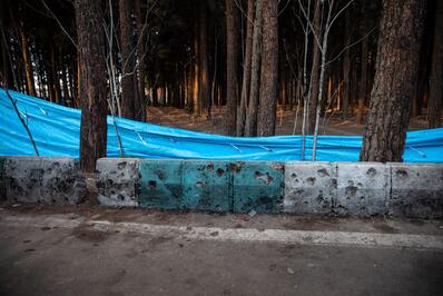 محل انفجار تروریستی کرمان گلباران شد