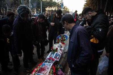 محل انفجار تروریستی کرمان گلباران شد