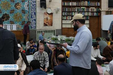 افطاری خانوادگی طلاب حوزه مشکات