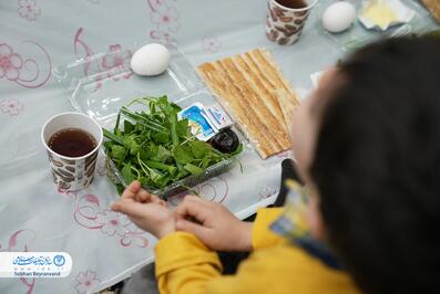 افطاری خانوادگی طلاب حوزه مشکات