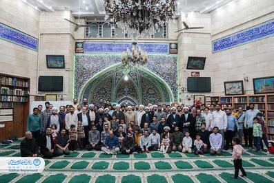 افطاری خانوادگی طلاب حوزه مشکات