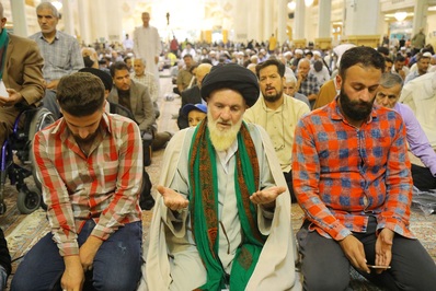 چهلمین روز شهادت آیت‌الله سلیمانی در قم