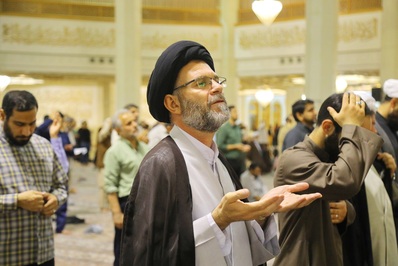 چهلمین روز شهادت آیت‌الله سلیمانی در قم