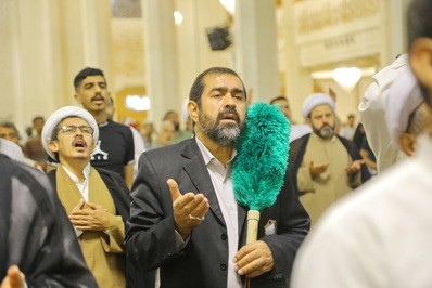چهلمین روز شهادت آیت‌الله سلیمانی در قم
