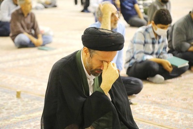 چهلمین روز شهادت آیت‌الله سلیمانی در قم