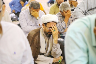 چهلمین روز شهادت آیت‌الله سلیمانی در قم