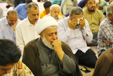 چهلمین روز شهادت آیت‌الله سلیمانی در قم