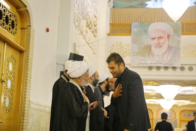 چهلمین روز شهادت آیت‌الله سلیمانی در قم