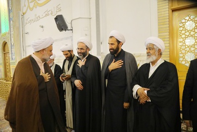 چهلمین روز شهادت آیت‌الله سلیمانی در قم