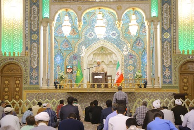 چهلمین روز شهادت آیت‌الله سلیمانی در قم