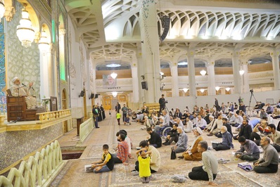 چهلمین روز شهادت آیت‌الله سلیمانی در قم