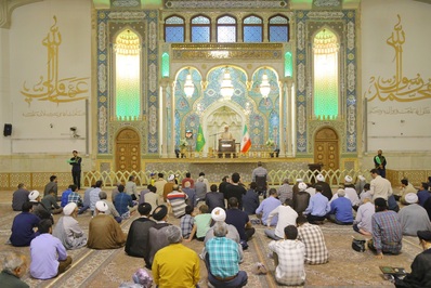 چهلمین روز شهادت آیت‌الله سلیمانی در قم