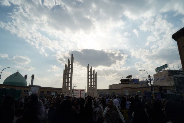 راهپیمایی کیلومتری غدیر با شعار «ایران؛ ذوالفقار علی» برگزار شد