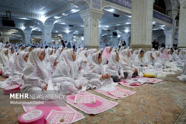 جشن روزه اولی ۲ هزار دانش آموز دختر اردبیلی