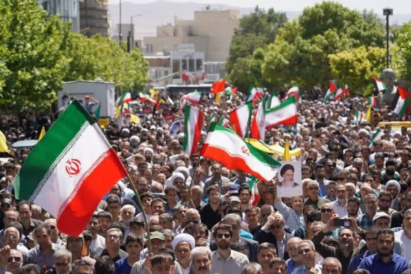 راهپیمایی باشکوه و تاریخی «جمعه خشم و نصر»در زنجان برگزار شد