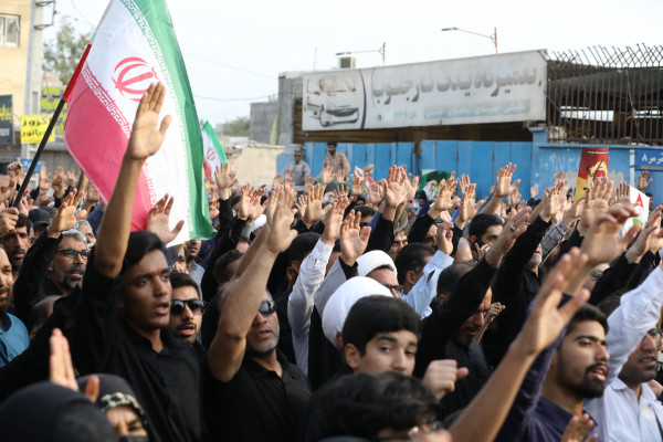 تشییع پیکر مطهر شهید «سعید آذربادگان» در بندرعباس