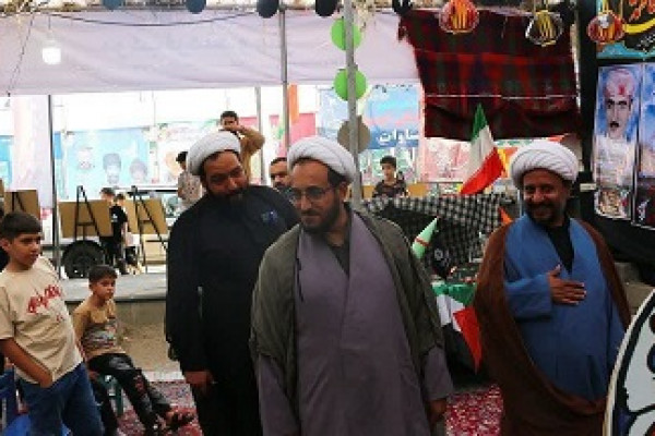 بازدید مدیرکل و مسئولان سازمان تبلیغات از موکب‌های مرز باشماق