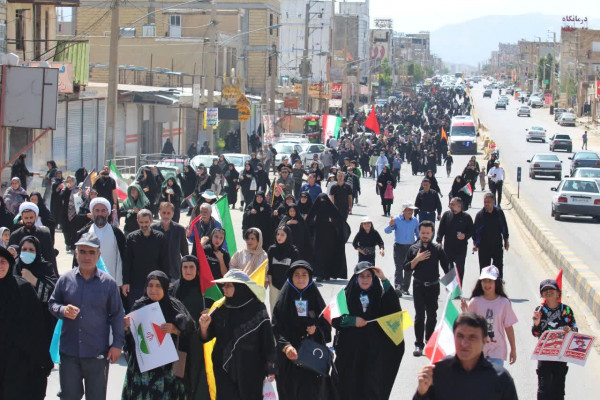 مراسم پیاده روی جاماندگان اربعین در یاسوج برگزار شد