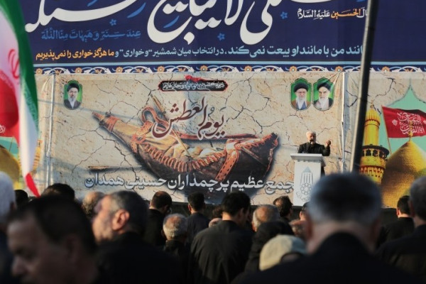 مراسم عزاداری یوم العطش در همدان
