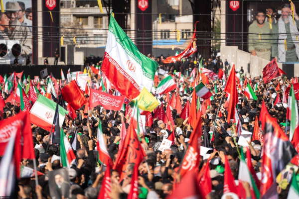 مراسم وداع با پیکر رهبر شهید ایران