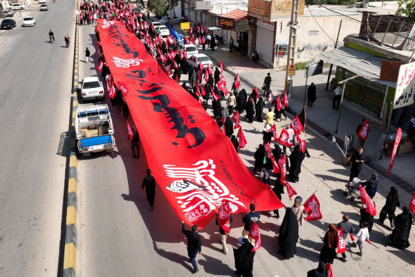 مراسم پیاده روی جاماندگان اربعین در یاسوج برگزار شد