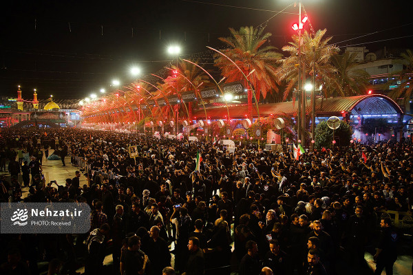 مراسم اربیعن حسینی در بین‌الحرمین برگزار شد