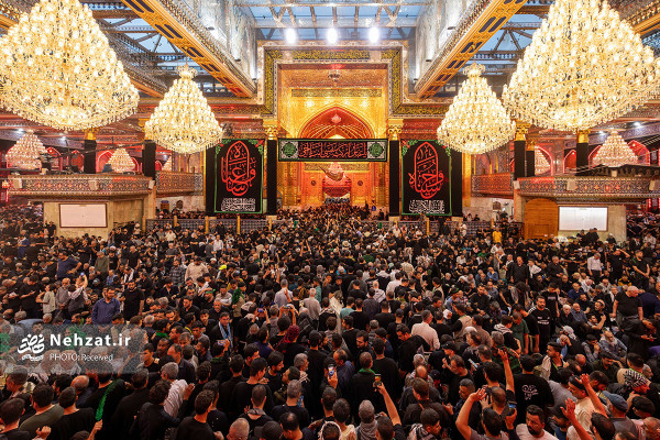 مراسم اربیعن حسینی در بین‌الحرمین برگزار شد