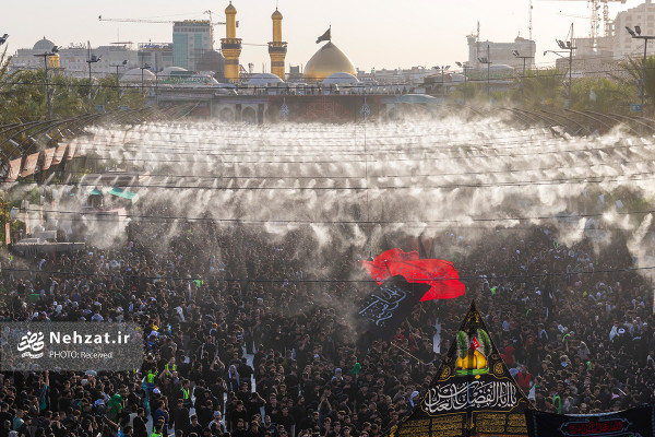 مراسم اربیعن حسینی در بین‌الحرمین برگزار شد