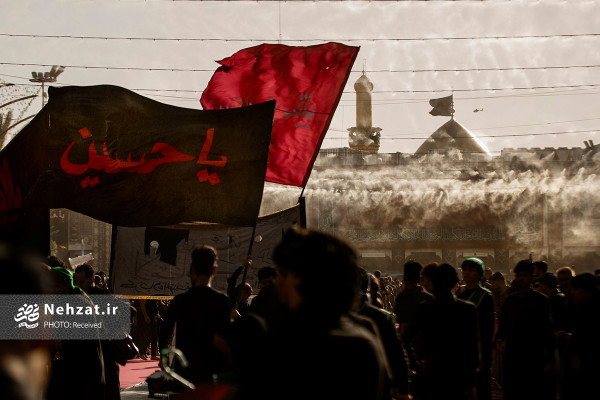 مراسم اربیعن حسینی در بین‌الحرمین برگزار شد