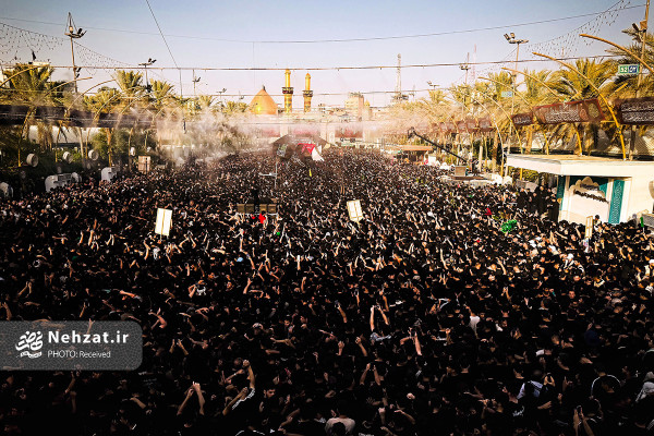 مراسم اربیعن حسینی در بین‌الحرمین برگزار شد