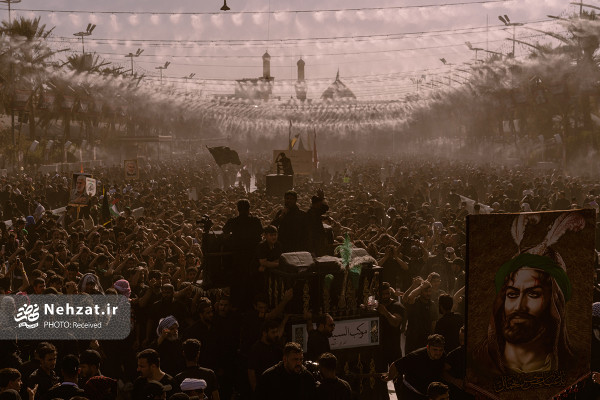 مراسم اربیعن حسینی در بین‌الحرمین برگزار شد