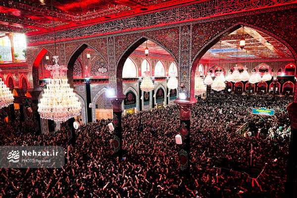 مراسم اربیعن حسینی در بین‌الحرمین برگزار شد