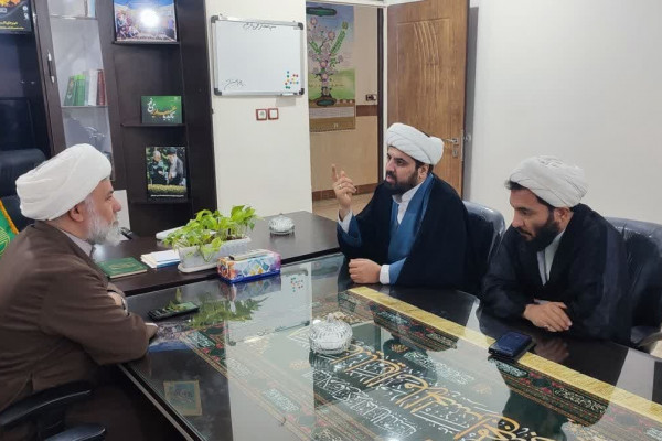 بازدید مدیر بنیاد ملی نوجوان خوزستان از اداره تبلیغات اسلامی باوی