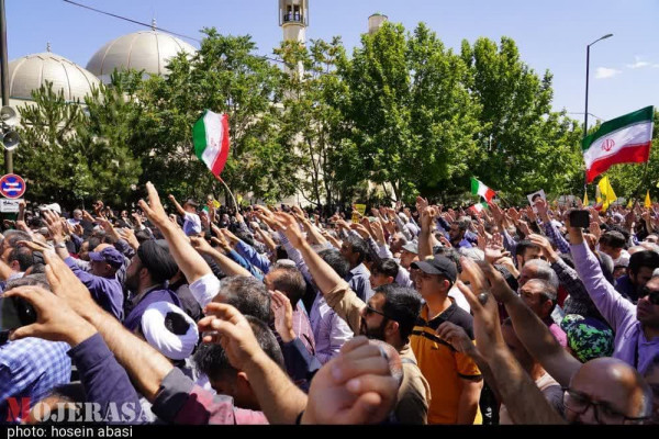 راهپیمایی باشکوه و تاریخی «جمعه خشم و نصر»در زنجان برگزار شد